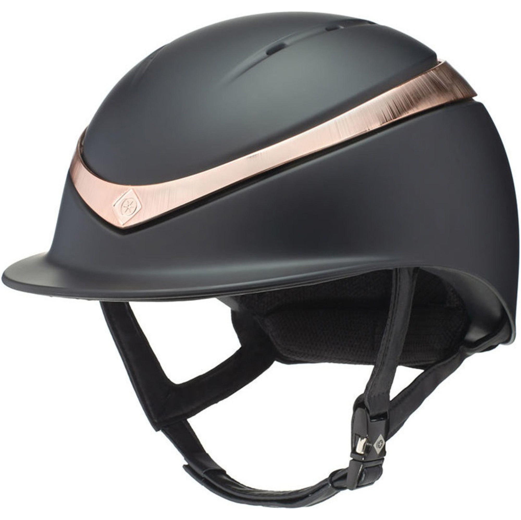 2025 Charles Owen Halo Helmet & Free Headband HALOBRG - Black / Rose Gold